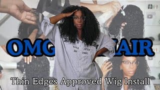 New Hairline Frontal Cap For Beginners Deep Wave Wig Install Thin Edges No Edges Approved Omgherhair