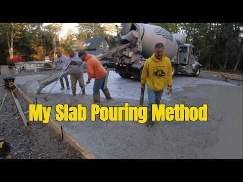Why Your Concrete Slab Pouring Method Could Be Wrong