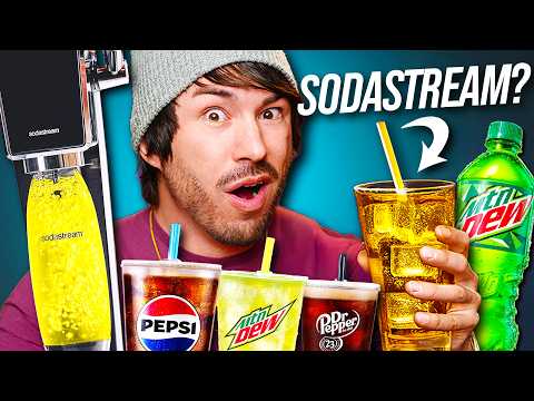 Blind Soda Taste Test - Sodastream Vs Bottle Vs Fountain