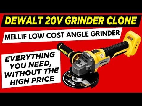 Dewalt 20v Cordless Angle Grinder Clone Uses Dewalt Batteries But Is Half The Price