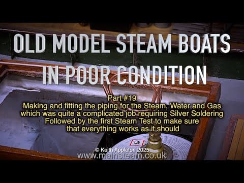 Old Model Steam Boats In Poor Condition - Part #19