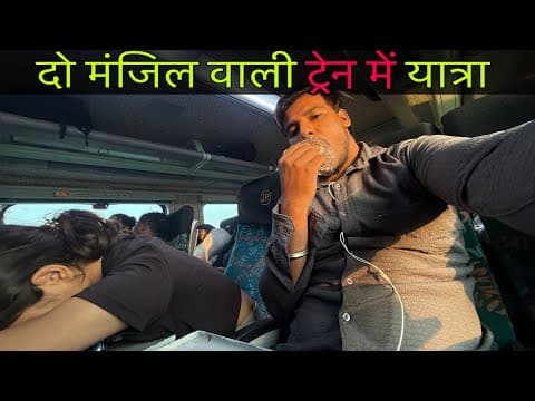 Delhi - Jaipur Double Decker Express Train Journey || Mr Vishal