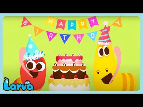 Larva Kids - Happy Birthday | Wildbrain Happy | Cartoons For Kids