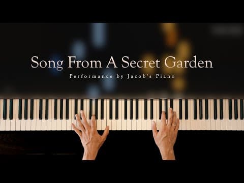 Song From A Secret Garden \\ Synthesia Piano Tutorial