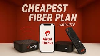 New Airtel Xstream Fiber Lowest Plan At Just ₹_99 (hindi)