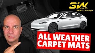 3w Floor Mats | 2025 Tesla Model 3 Highland | An Honest Review