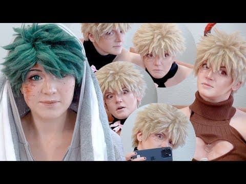 Bakudeku Trying On Lingerie...again? | Koruraclub Unboxing | My Hero Academia Cosplay