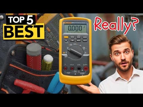 Don't Buy The Wrong Multimeter! Top 5 Picks Revealed