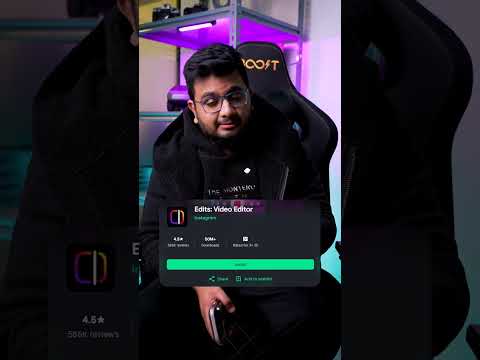 Restyle your video with EDITS app