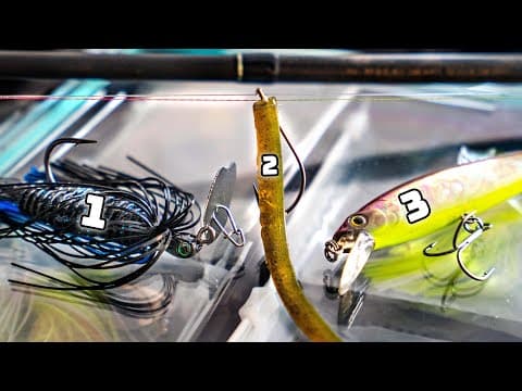 My Top 3 Lures For Winter Pond Fishing!
