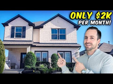 We Found Deals On New Houston texas homes For $2k Per Month!