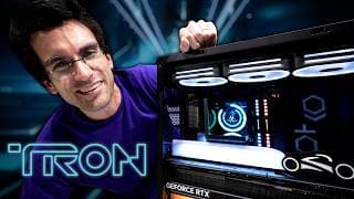 I Built A Tron-themed Gaming Pc!