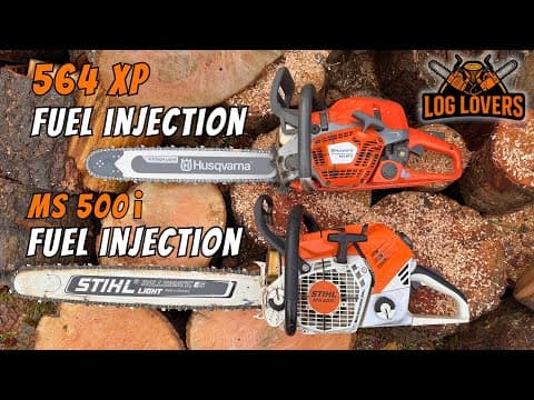 Log Lovers #2 Fuel Injection Chainsaw Battle! Husqvarna 564xp Vs Stihl Ms 500i