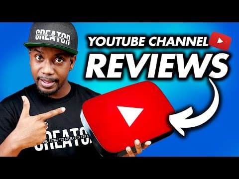 Live Youtube Channel Reviews - Real Advice For Small Channels