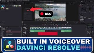 How To Record Voiceover Directly In Davinci Resolve 20  (full Tutorial)