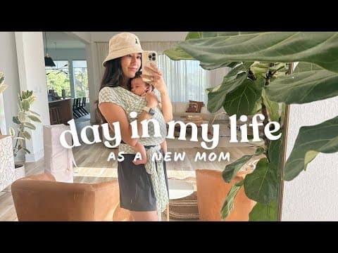 ☀️ Day In My Life As A New Mom | Routine (ish), Home Reset, And Postpartum Chit Chat