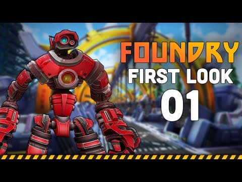 Foundry - First Look At New Infinite World Factory Gameplay!