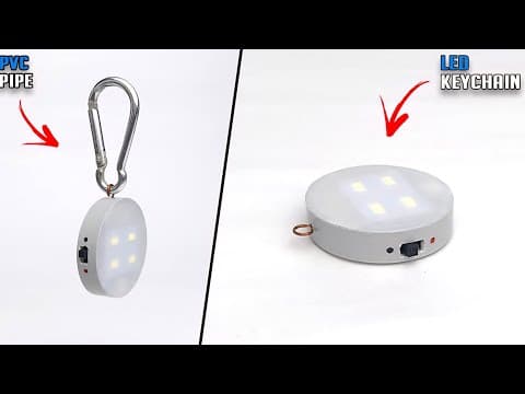 How To Make Mini Rechargeable Led Light | Super Bright Diy Lamp | Easy Homemade Project
