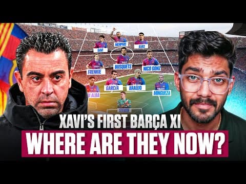 Xavi's First 11 At Fc Barcelona | This Will Shock You !