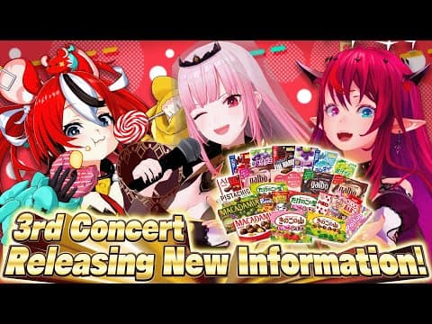 【3d & New Info!】all For One As We Head Toward The Concert! It's A Snack-fest Party!【#holoallforone】