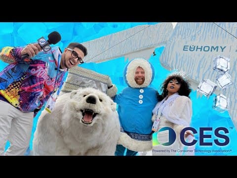 Why Is There An Ice Cave At Ces 2026?! This Booth Blew My Mind