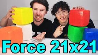 I Made 21x21 Force Cubes (with Souptimmy!)