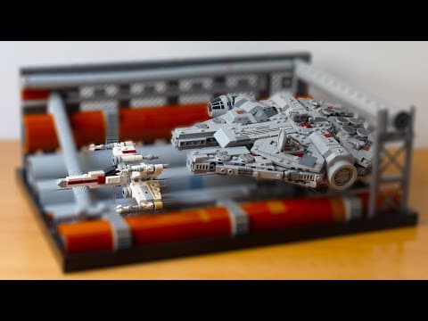 I Made A Lego Diorama For The New Midi Millennium Falcon