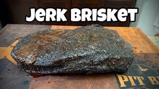 I Smoked This Brisket In 5 1/2 Hours On The Ninja Flexflame - Jerk Brisket - Smokin' Joe's Pit Bbq