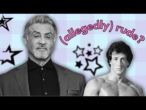 Why Are Celebrities So Rude!? (who's Afraid Of Sylvester Stallone?)
