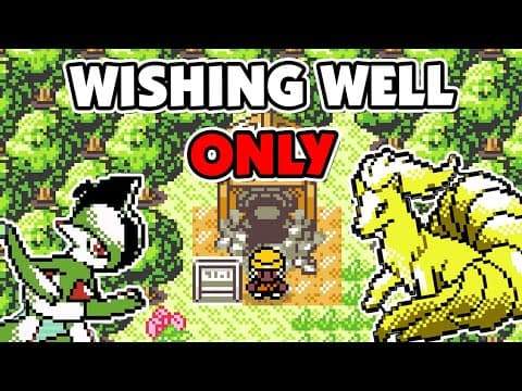 Beating The Newest Retro Rom Hack With Only Pokemon From A Well