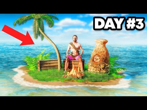 I Survived Solo On A Vanilla Rust Island