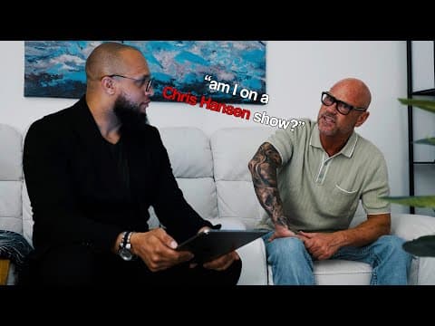 Pred Is Mind-blown When He Realizes He's Caught In A Sting Operation