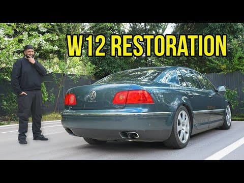 Restoring My Abandoned Vw Phaeton W12 | Part 2