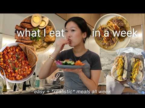 What I Eat In A Week Living Alone In Nyc 🚕