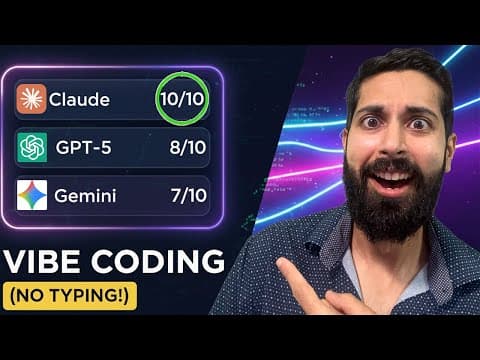 I Tested The Top 3 Ais For Vibe Coding (shocking Winner)