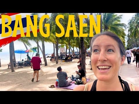 Bang Saen Beach Thailand 🇹🇭 The Closest Beach To Bangkok!