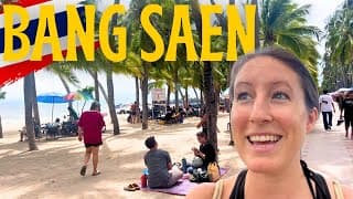 Bang Saen Beach Thailand 🇹🇭 The Closest Beach To Bangkok!