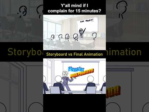 Storyboard vs Animation: me complaining for 15 mins (shot 12)