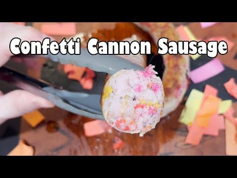 Confetti Cannon Sausage