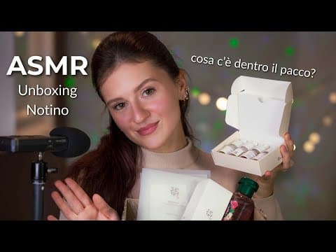 Unboxing Skincare Notino 🧴 Asmr Whispers & Triggers Per Tanto Relax 💚