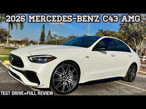 2026 Mercedes-benz C43 Amg: Test Drive+full Review