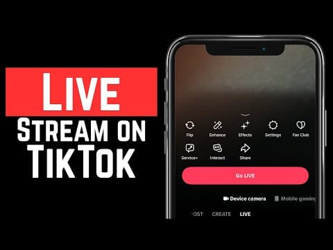 How To Live Stream On Tiktok - Complete Beginners Guide