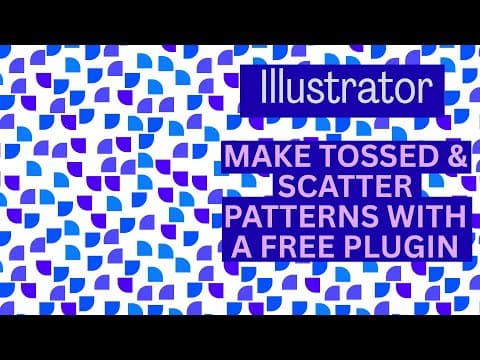 Easy Scatter Patterns In Illustrator With A Free Plugin