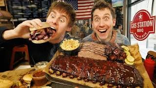 Two Brits Try Kansas City Bbq!