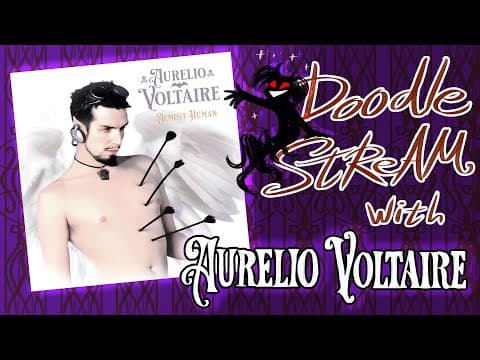 Halloween Doodle Stream/ With Aurelio Voltaire!