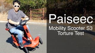 Mobility Scooter Told Me Its Too Dangerous: Pasiseec S3
