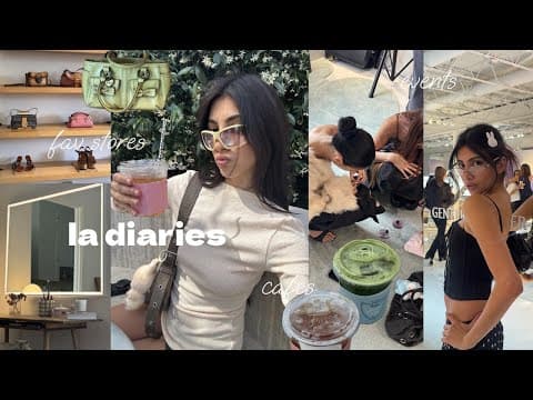 Days In La ☕️ My Fav Cafes & Stores, Events & Unpacking Inyouths Led Mirror