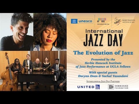 The Evolution Of Jazz (darynn Dean, Sachal Vasandani, Hancock Institute Of Jazz Performance At Ucla)