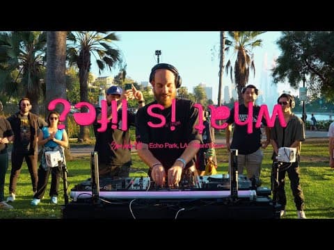 San Holo - What Is Life? Silent Disco In Echo Park, La