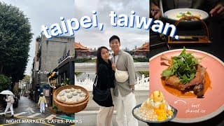 Taipei Vlog 🇹🇼 | First Time In Taiwan, Night Markets, Din Tai Fung